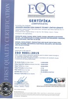 ISO 9001 Certificate